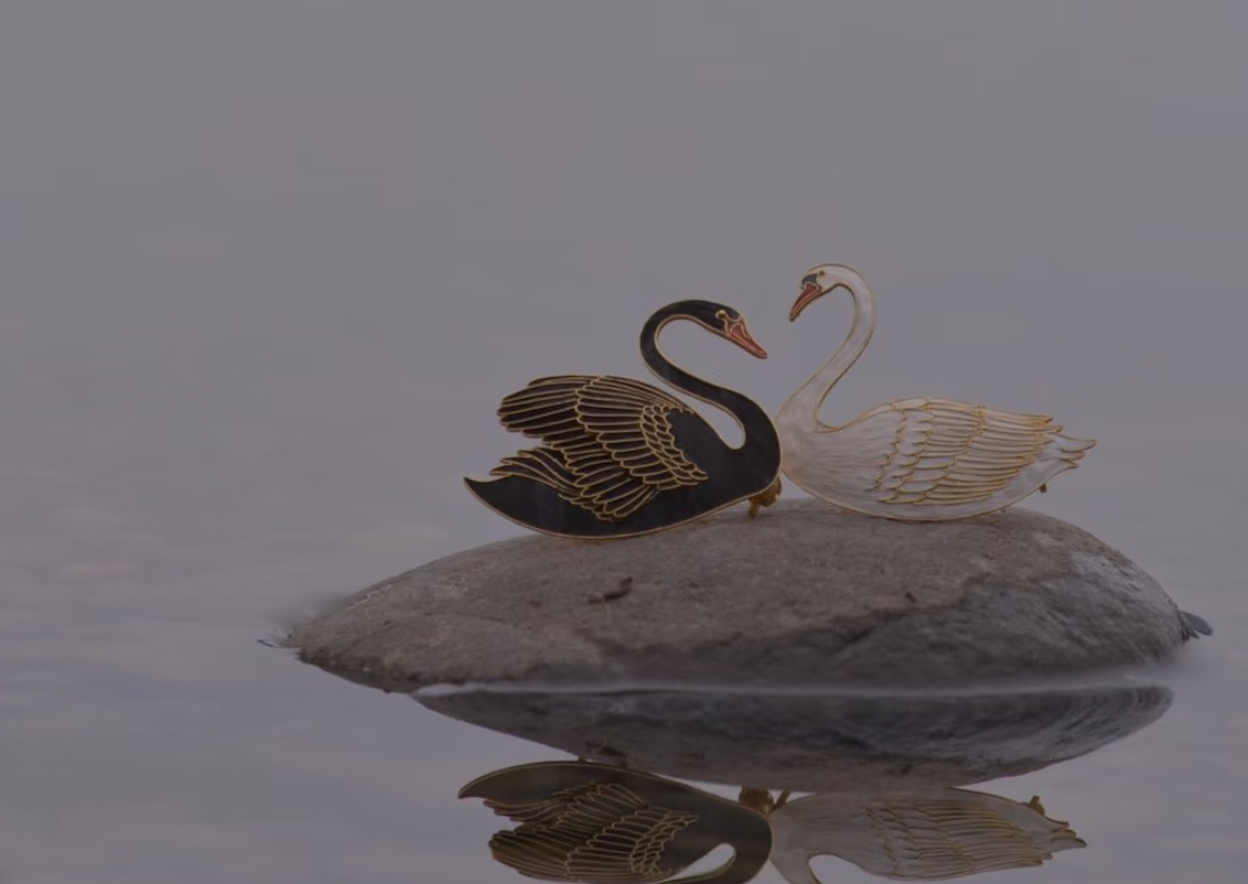 Swan-Brooch-Han Tiexuan Handmade Jewelry – Dorafindery