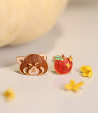 Raccoon Earring/Bracelet-Han Tiexuan - Handmade Jewelry