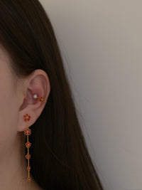 Flower Earring/Bracelet-Han Tiexuan - Handmade Jewelry