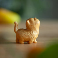 Wooden necklace - Wooden Cat Statues - - gift for cat lover - woodcrafting  - handcrafting - handmade toy - home decor gift - Designer Cat Home Decor - Dora Findery